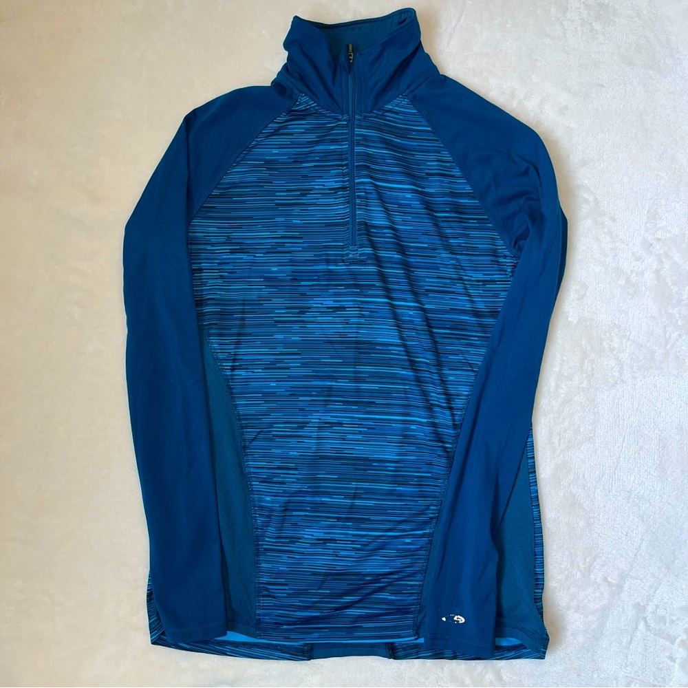Champion Duo Dry 1/2 Zip 1/4 Pullover Workout Top Shirt Athletic Target Fitted